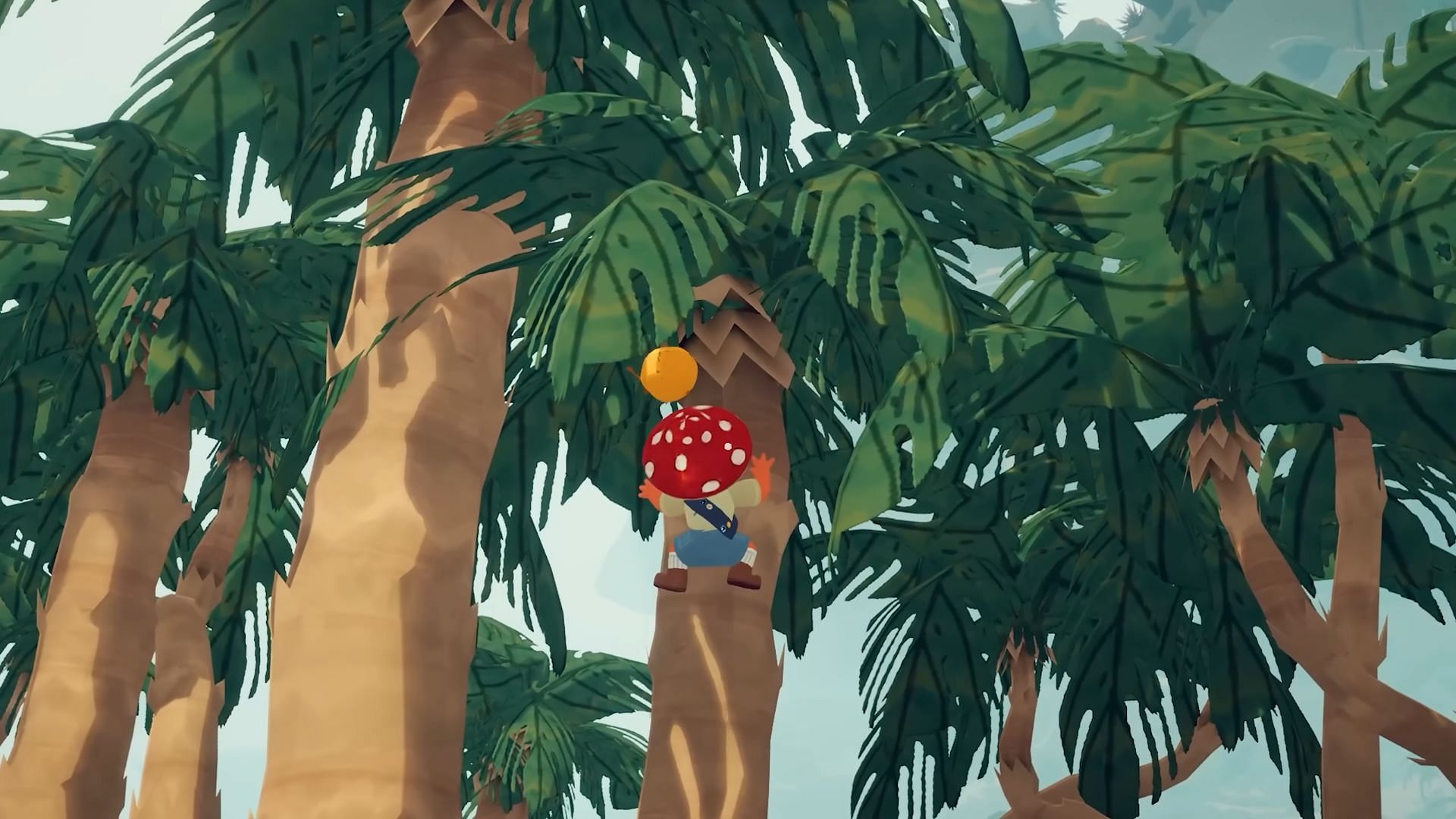 Grabbing the coconut (Image via Aggro Crab, Landfall)
